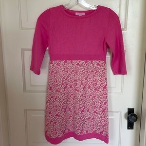 Girls Lilly Pulitzer Pink Sweater Dress, size 12-14/XL